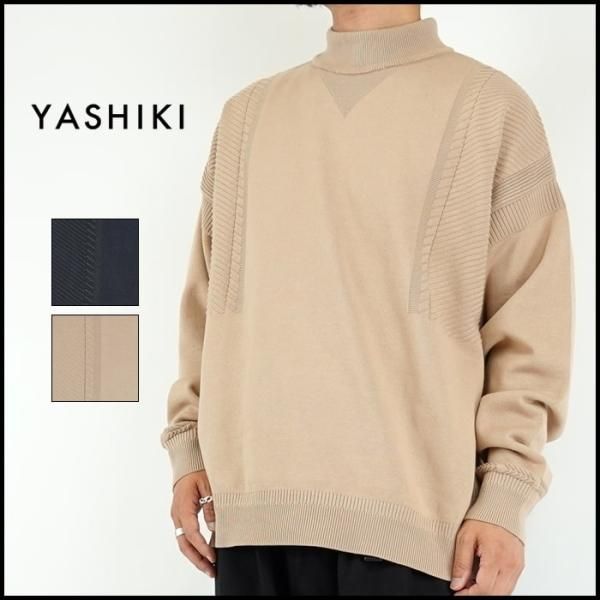 YASHIKI/ヤシキ Akisora Mock neck Knit/秋空モックネックニットの正規