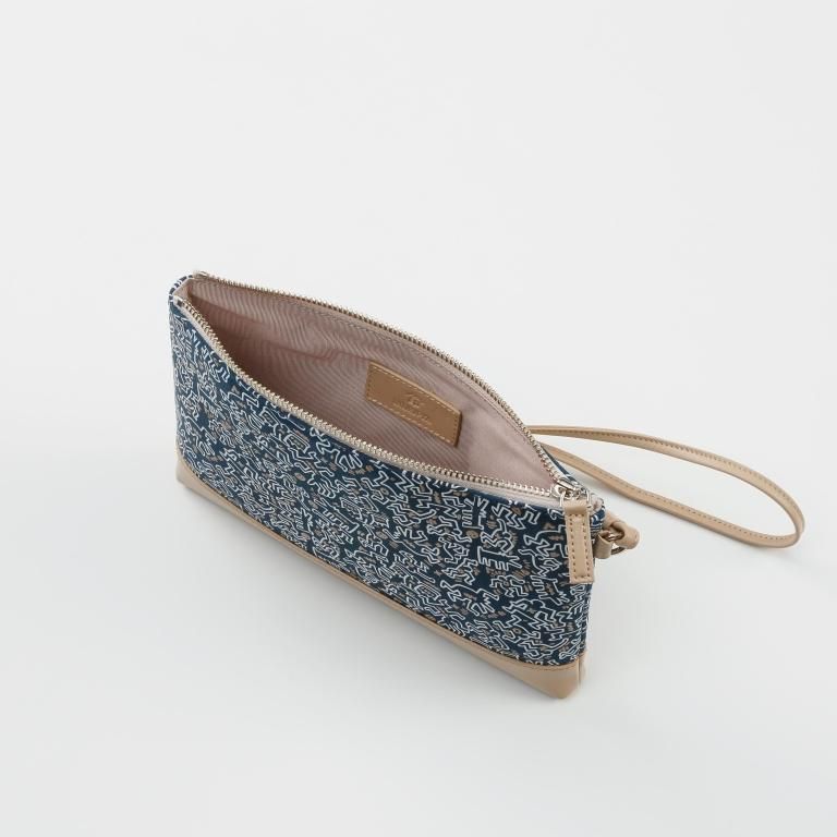 Keith Haring サコッシュ［Blue×Keith Haring collection 2023］：印傳