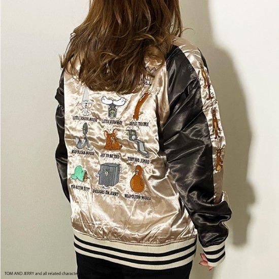 トムとジェリー スカジャン ファニースタイル L ジャンパー ブルゾン 上着