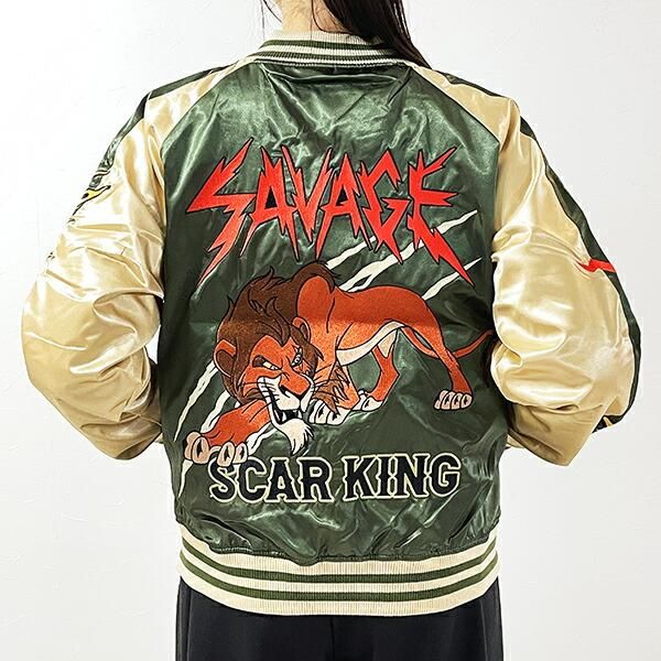 ディズニー ヴィランズ フェアレスキング スカジャン (L) ブルゾン