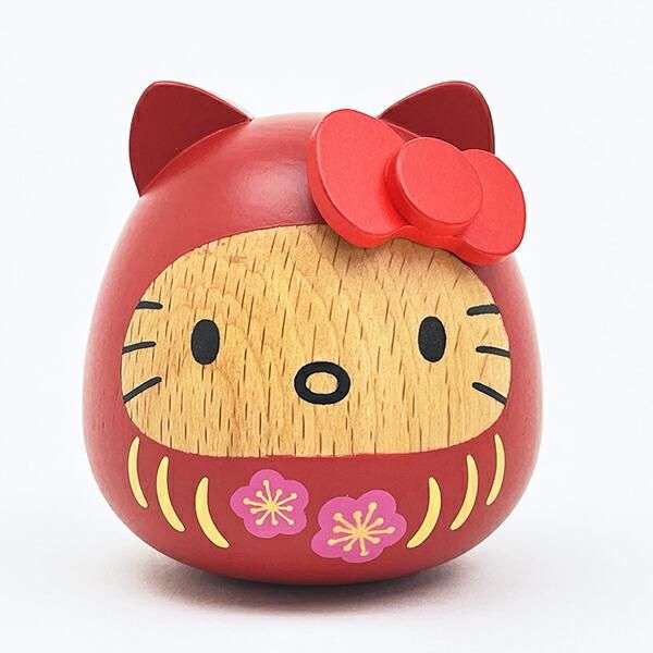 サンリオ ハローキティ 木製だるま Sanrio