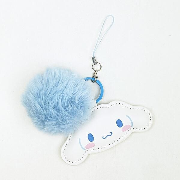 サンリオ シナモロール PUレザーストラップ キーホルダー シナモン