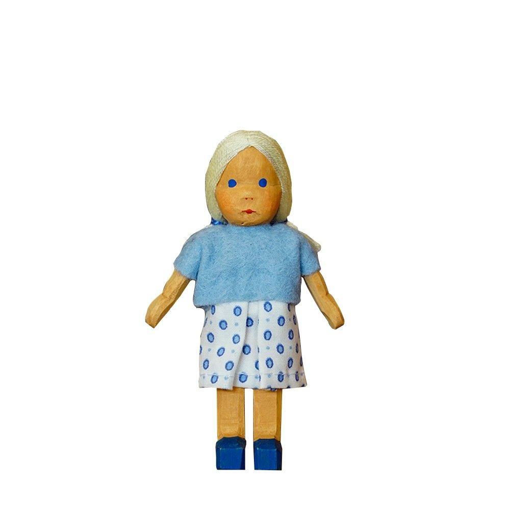 ハーン 妹 |ドイツの ドールハウス人形 - 木のおもちゃのお店 りぷか