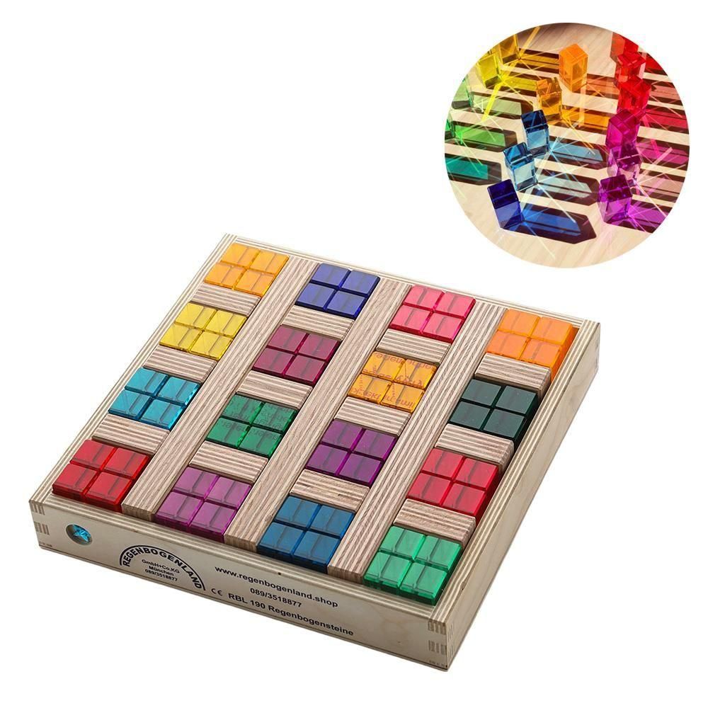 虹の石 アクリル積み木REGENBOGENLAND/レーゲンボーゲンランド社
