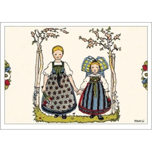 フランス製ポストカード Hansi(ハンジ) - Heart Art Collection