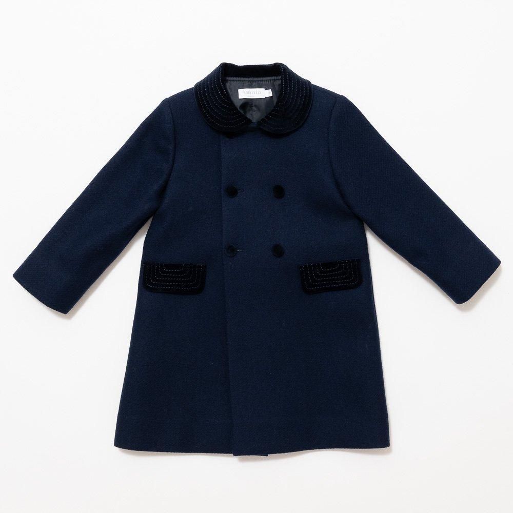 Amaia Kids - Classic coat premium - Dark navy アマイアキッズ