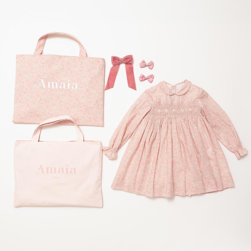 Amaia Kids - Liberty Pink bag アマイアキッズ - リバティプリント