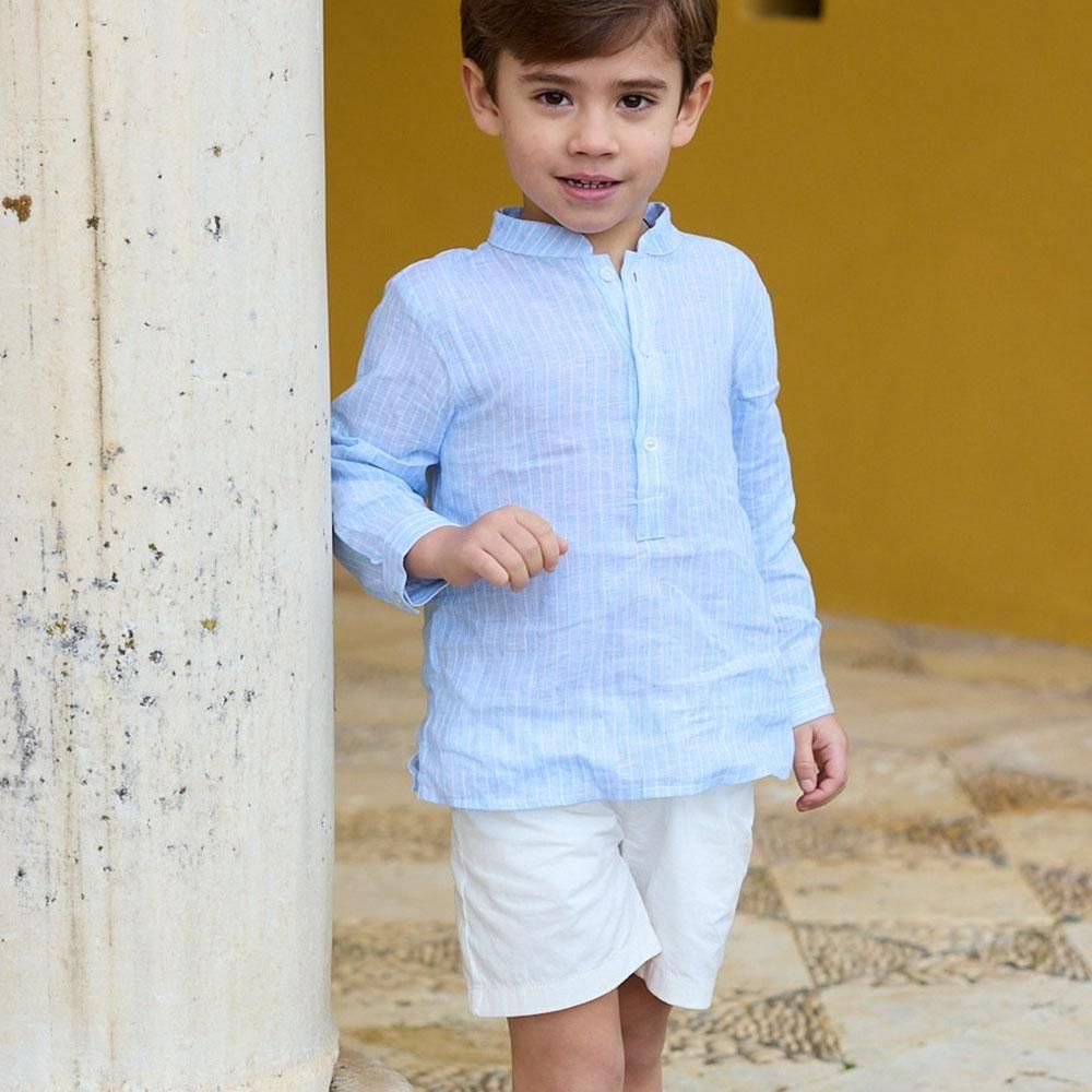 Amaia Kids - Eugenie dress - Dusty pink sash アマイアキッズ