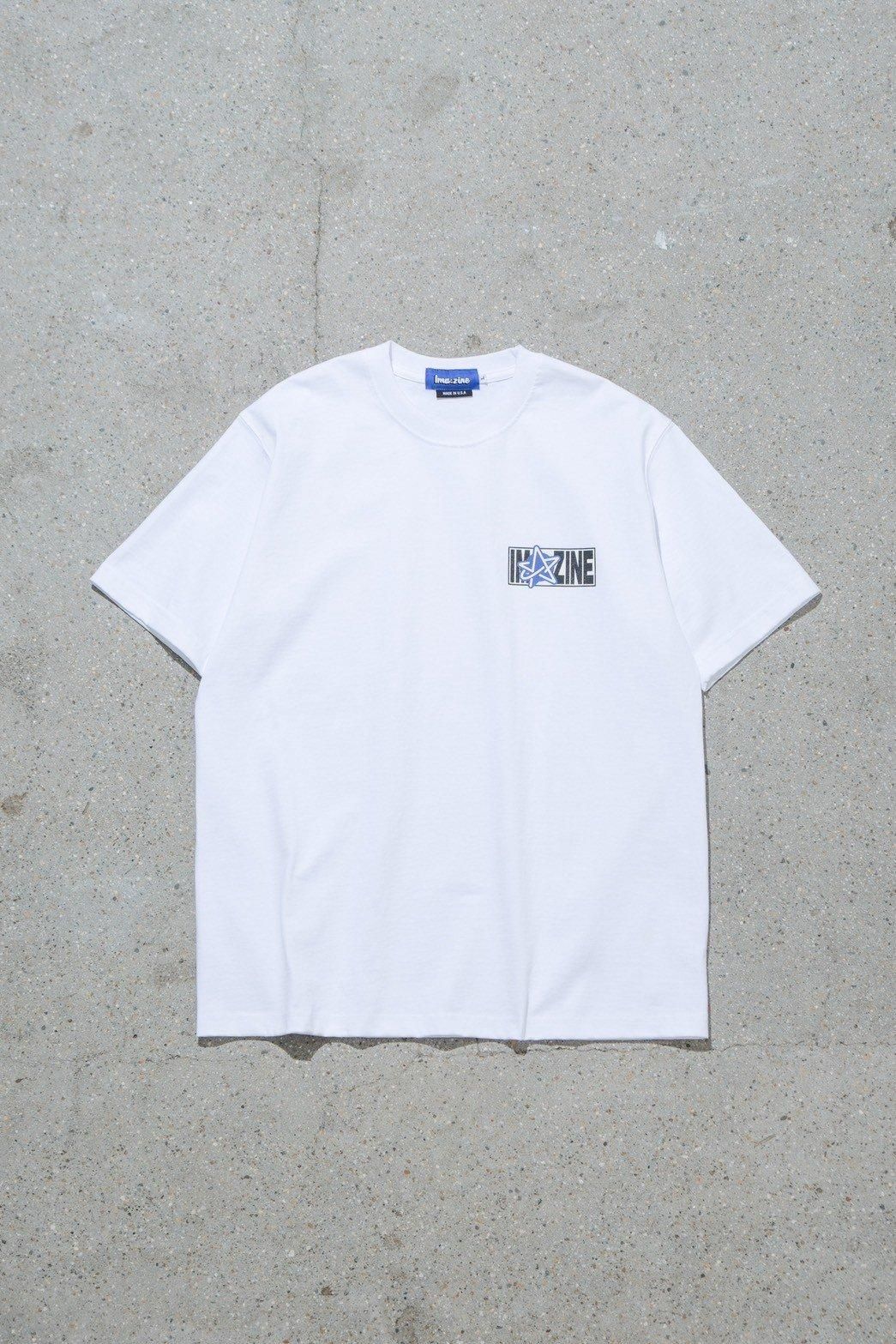 IMA:ZINE ORIGINAL / TOY TEE LOGO by esqwe WHITE - IMA:ZINE