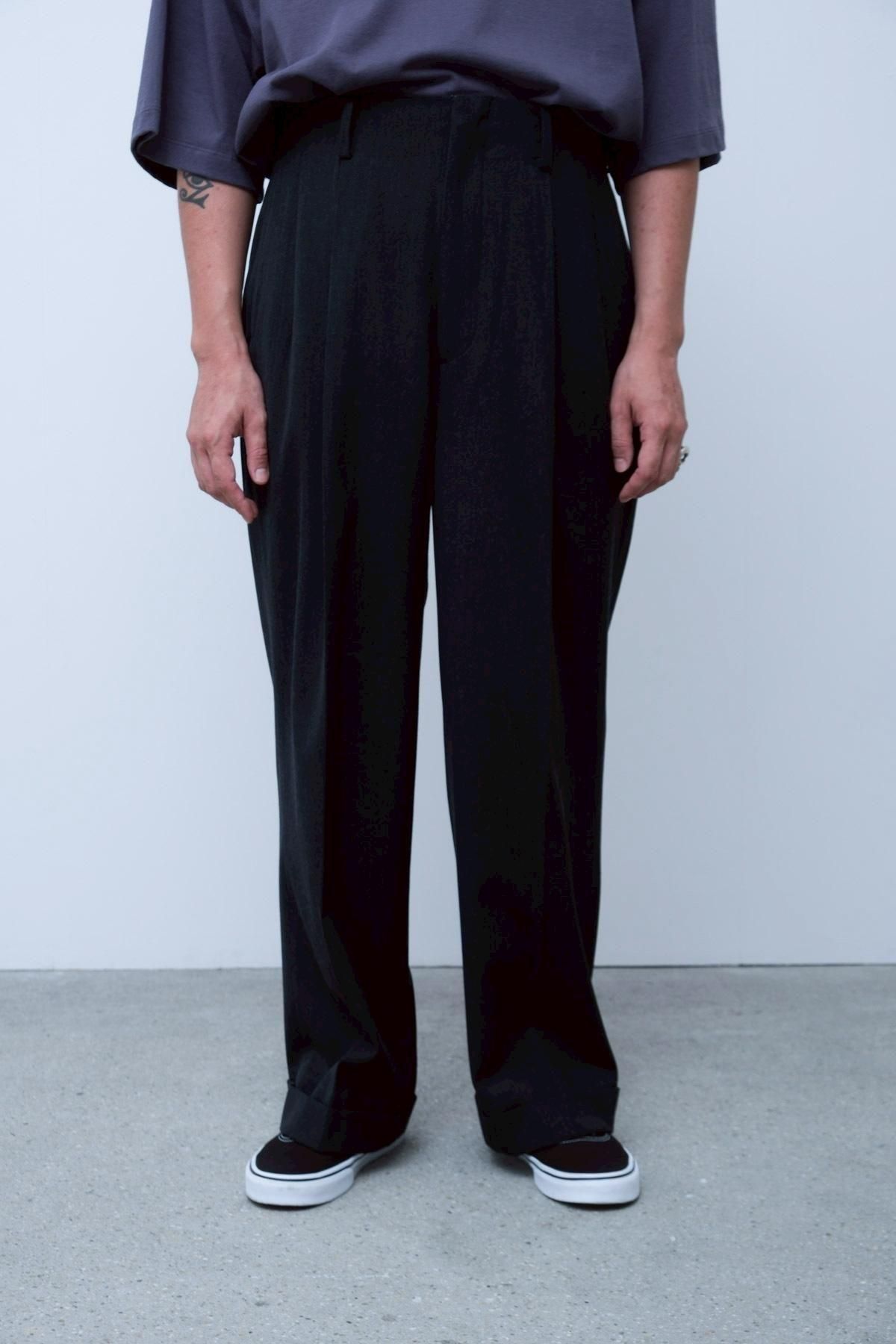A.PRESSE / Wool Wide Tapered Trousers（25AAP-04-36） - IMA:ZINE