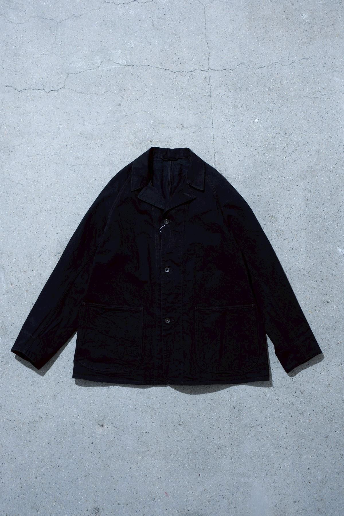 COMOLI / ブラックデニム ワークジャケット（C03-01002） - IMA:ZINE