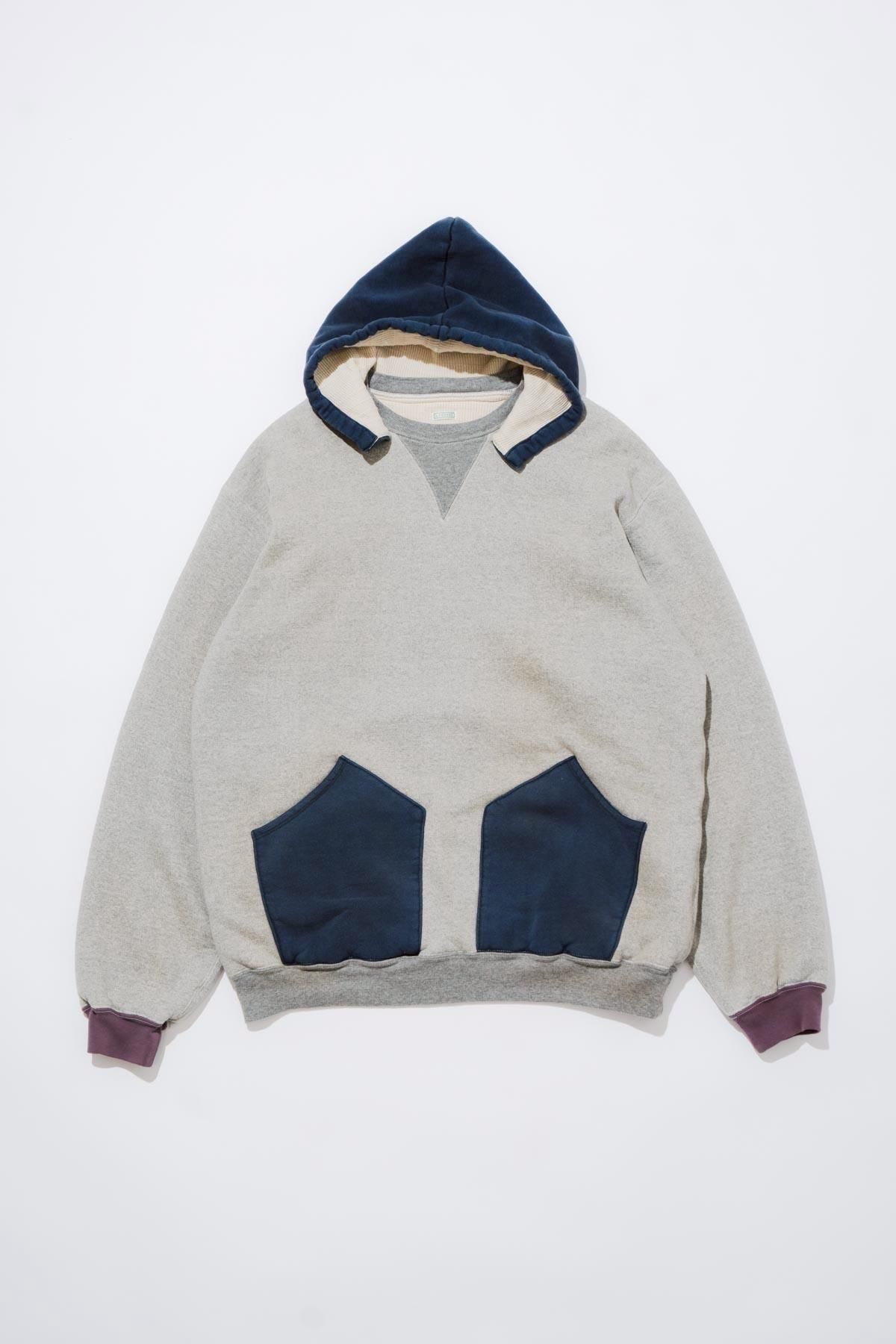 A.PRESSE / Vintage Attached Hood Sweat Parka -OATMEAL-（26SAP-05