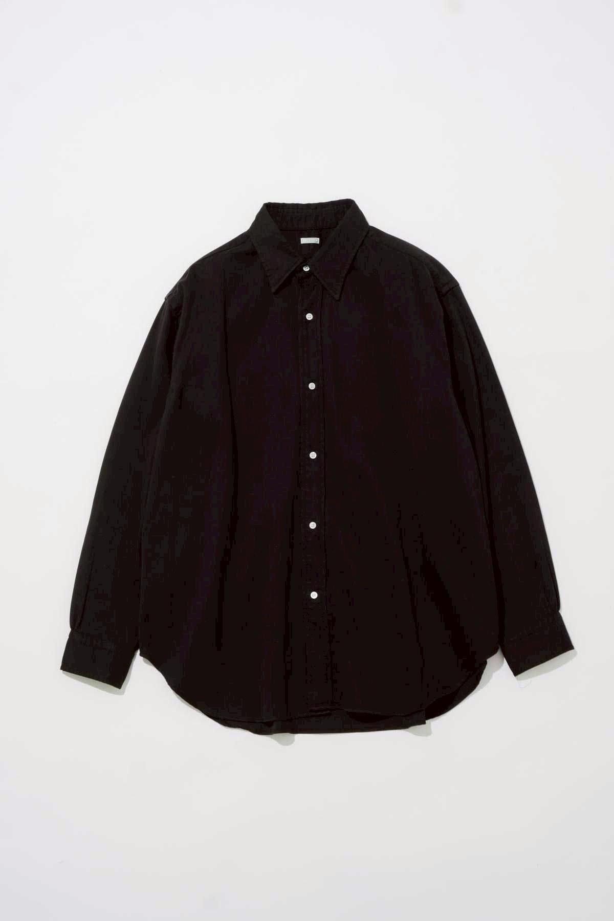 A.PRESSE / Double Weave Twill Regular Collar Shirt（26SAP-02-05