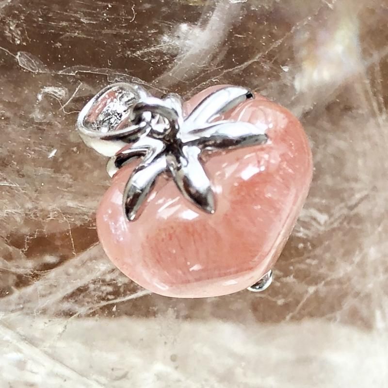 超希少！苺の苺！☆カザフスタン産ストロベリークォーツ☆ペンダント