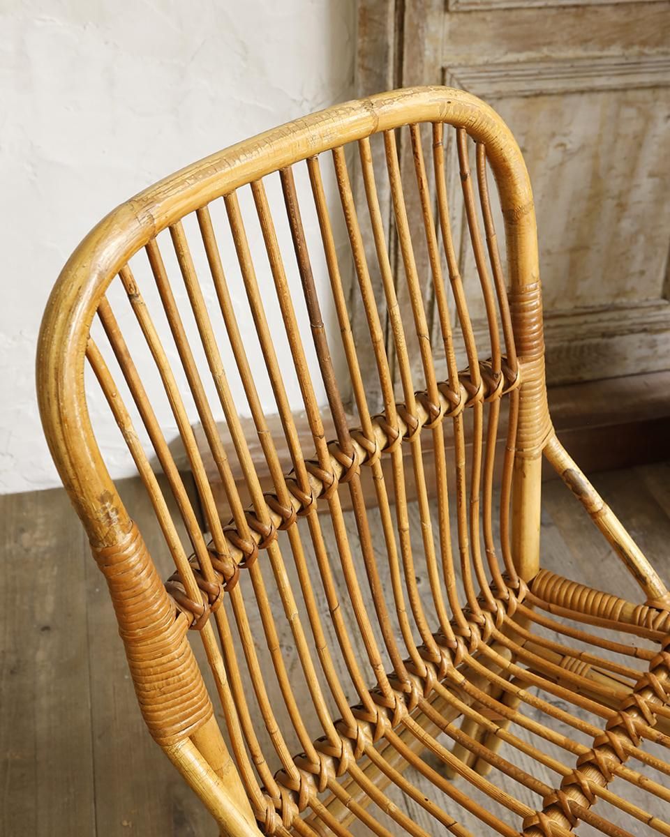 フランスヴィンテージ ラタンチェア.14 バンブーチェア | Antiques Knock