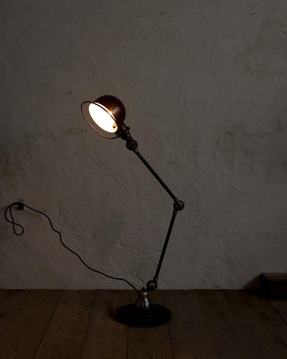 フランスアンティーク Jielde 2アーム フロアランプ｜Antiques Knock