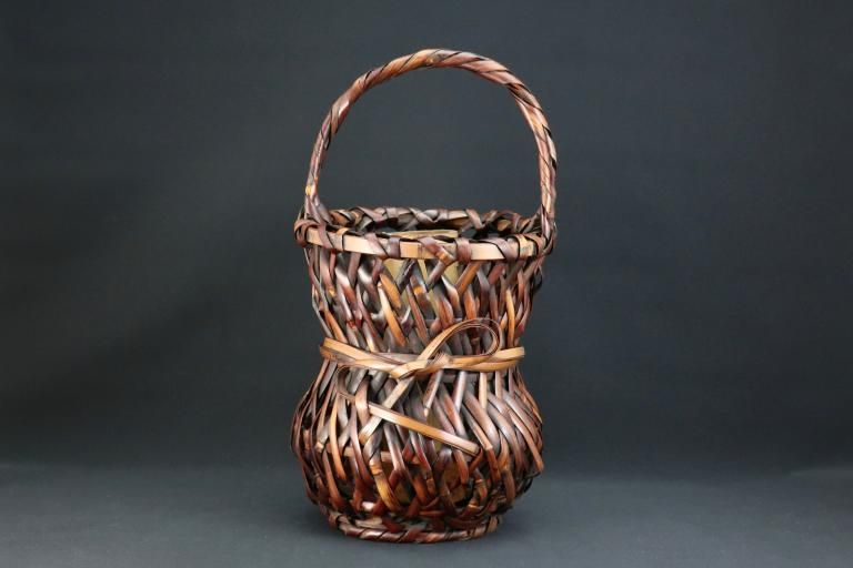 竹籠/ Bamboo Basket - OKURA ORIENTAL ART / 大蔵オリエンタルアート