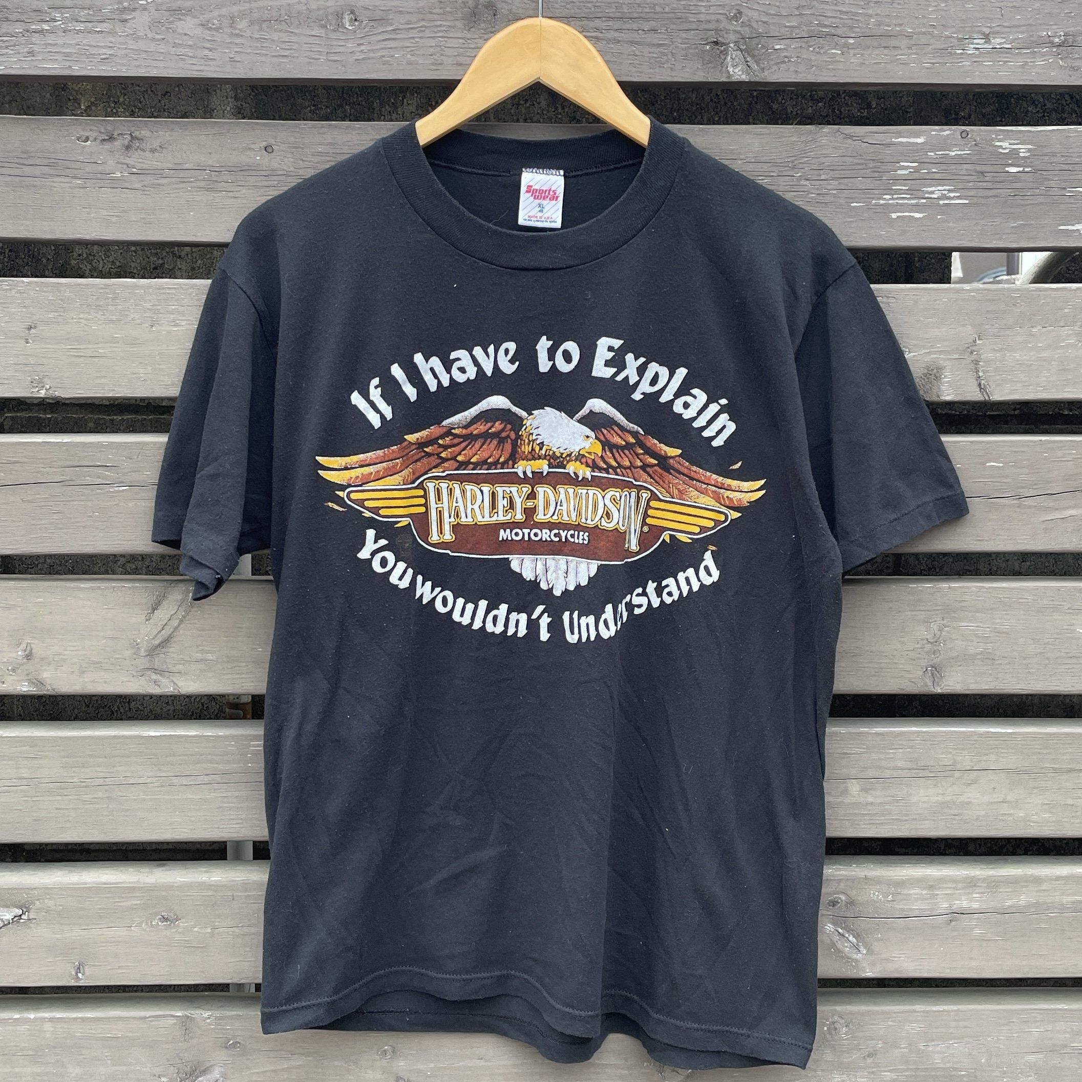 80's Harley Davidson ハーレーダビッドソン Tシャツ | RUSSELL製 XL