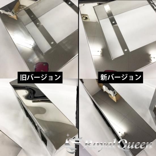 送料無料】リニューアル♪字光式OK♪大型車用 特大角型ステンレス