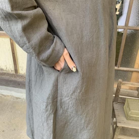 CHISHIRO/チシロ 国産天日干しリネンローブコート - リネン服と暮らし
