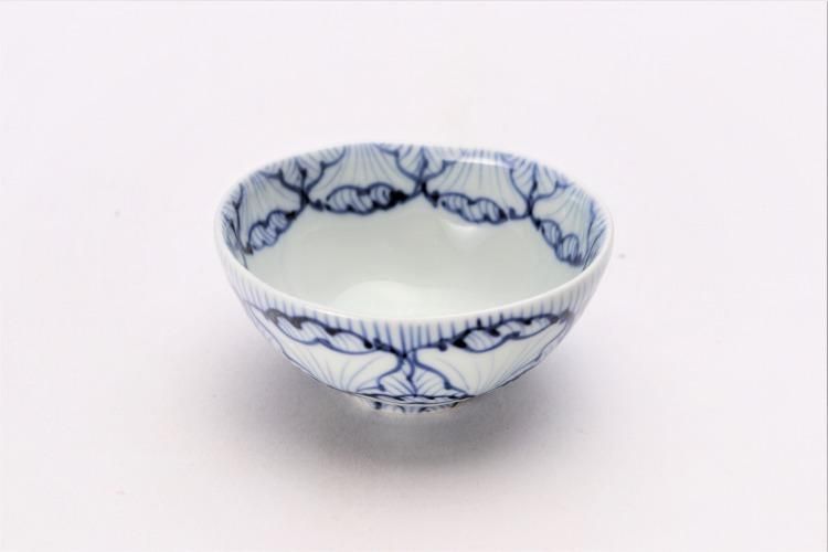 そうた窯 染付花弁紋 楕円小付