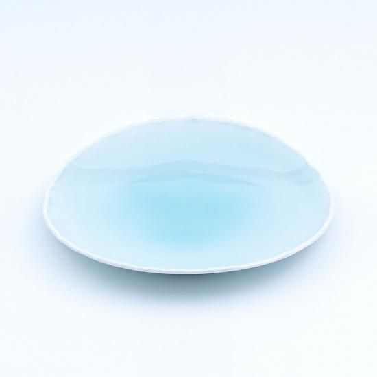 青白磁渕叩き | 銘々皿 - 有田焼のまるぶんオンラインストア