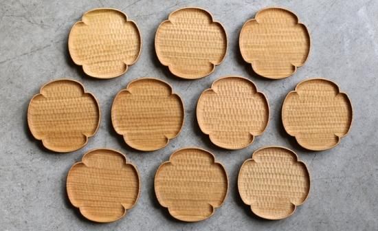 高塚和則 木工房玄 さくらコースター 花 こだち -lizm