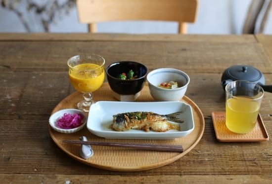 高塚和則 木工房玄 一人膳 丸盆 こだち彫り (特大・330mm) -lizm