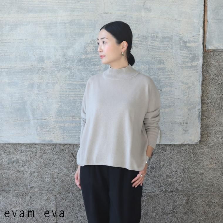 evam eva(エヴァム エヴァ) 【2021aw新作】カシミヤ タートルネック
