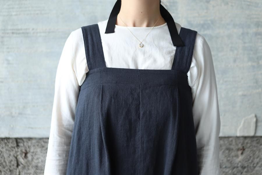 evam eva(エヴァム エヴァ) 【2022ss新作】リネンサロペット / linen