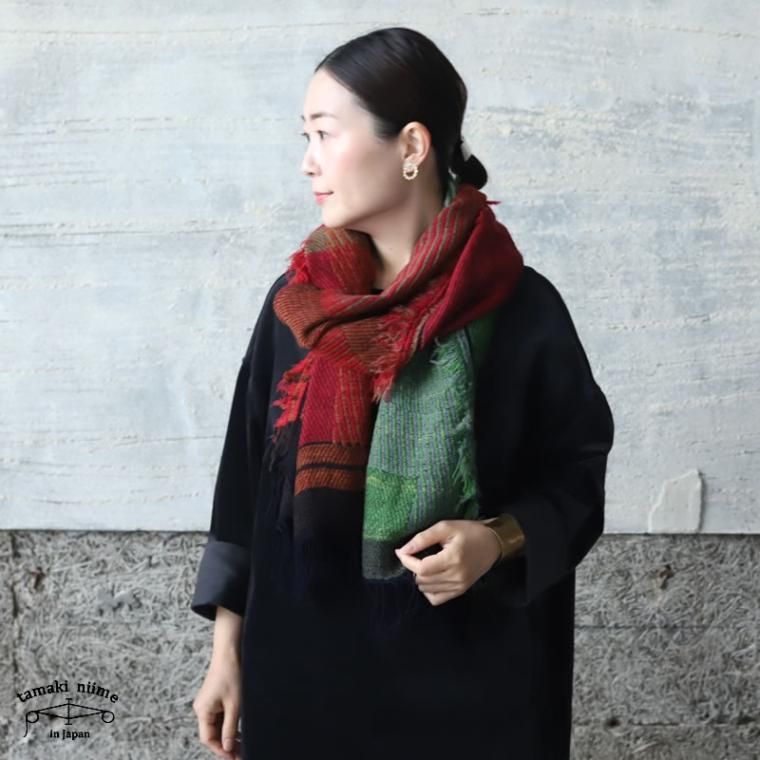 tamaki niime（タマキ ニイメ）玉木新雌 JQ shawl MIDDLE 02