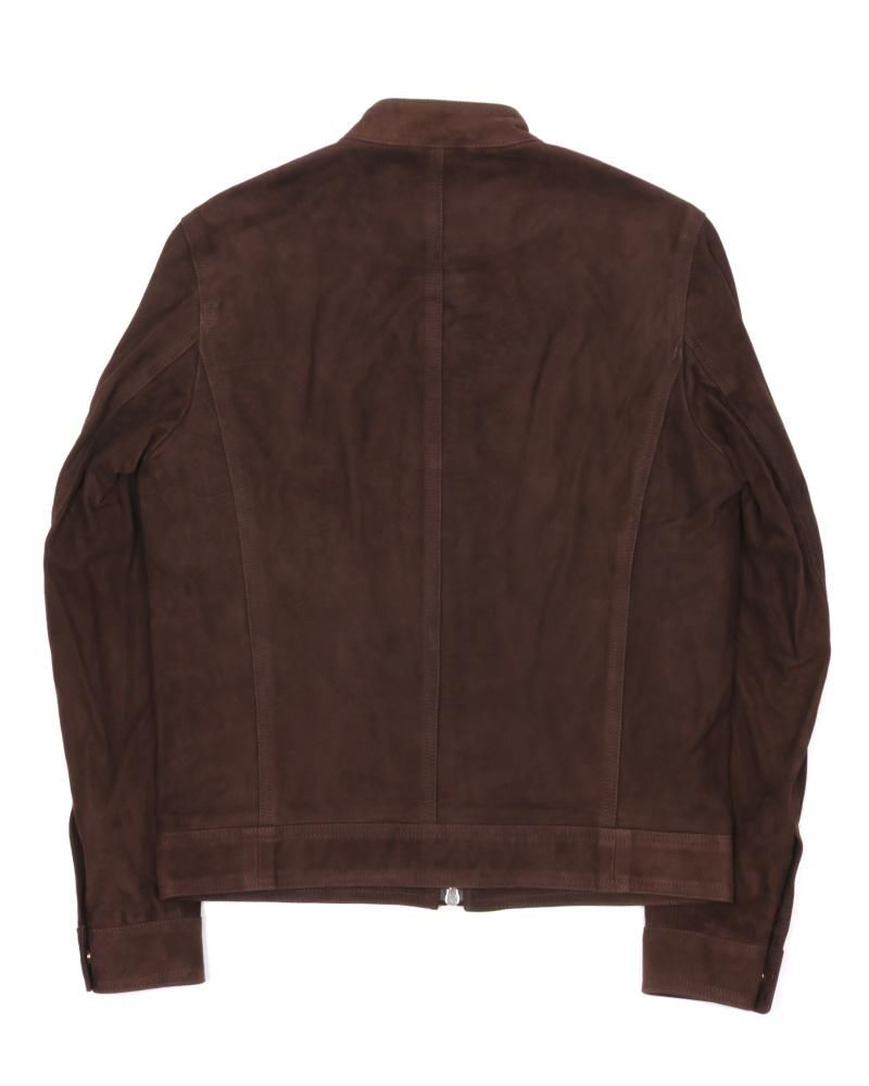 ゴートスエードシングルライダースジャケット JURI GOLD CA23｜EMMETI