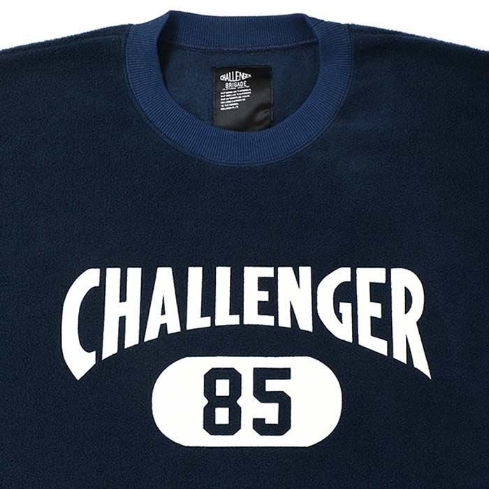 CHALLENGER/C/N COLLEGE FLEECE/NAVY | 軽く暖かなマイクロフリース