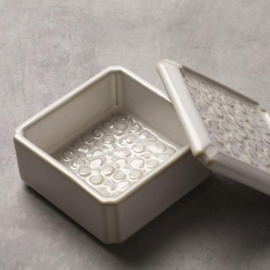 Ortensia オルテンシア ボンボニエール 蓋つき陶製BOX 【アンティーク
