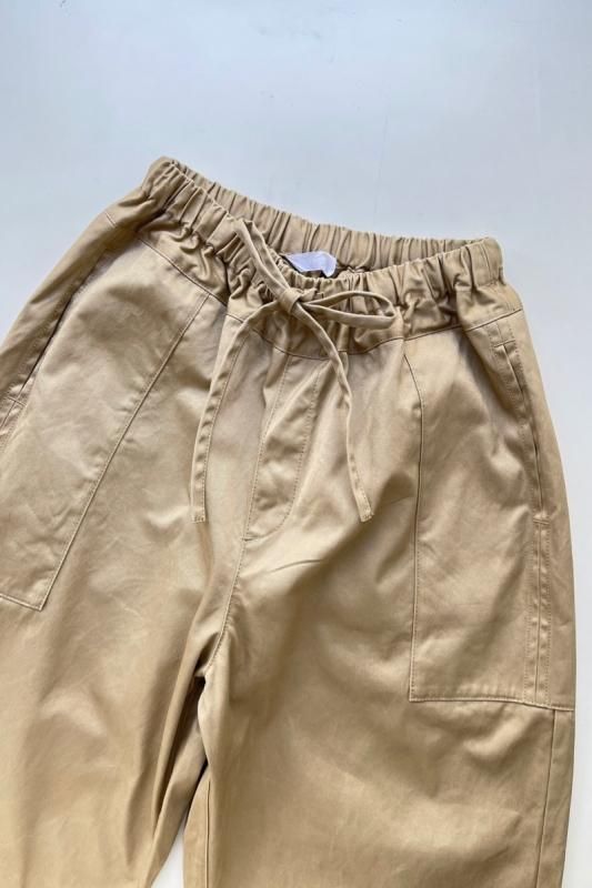 homspun 高密度ウェポンひも付き ワイドパンツ - SUSCON + RUSTIC