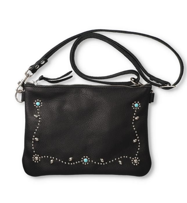 HTC サコッシュ バッグ クラッチバッグ ショルダー ストラップ付