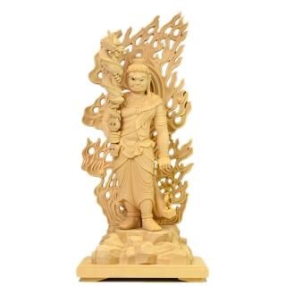 弘法大師（空海） 柘植 坐2.0寸