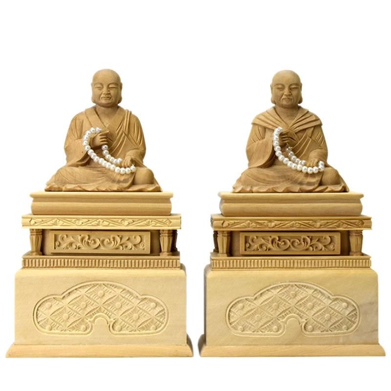 柘植 【蓮如上人・親鸞聖人】 坐1.5寸セット