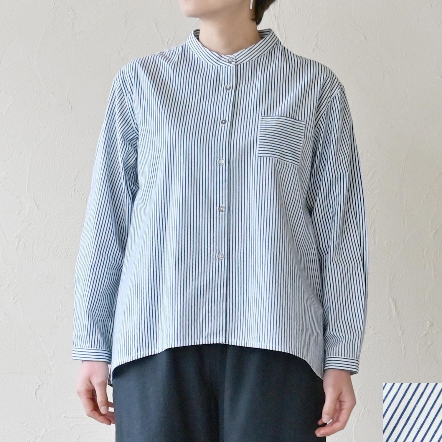 OCタテシマスタンドカラーシャツ - 【シサム工房 公式OnlineStore