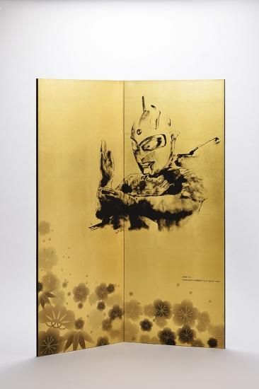 四尺二曲金屏風 ウルトラセブン松竹梅（縁なし） - 【公式】大湊文吉