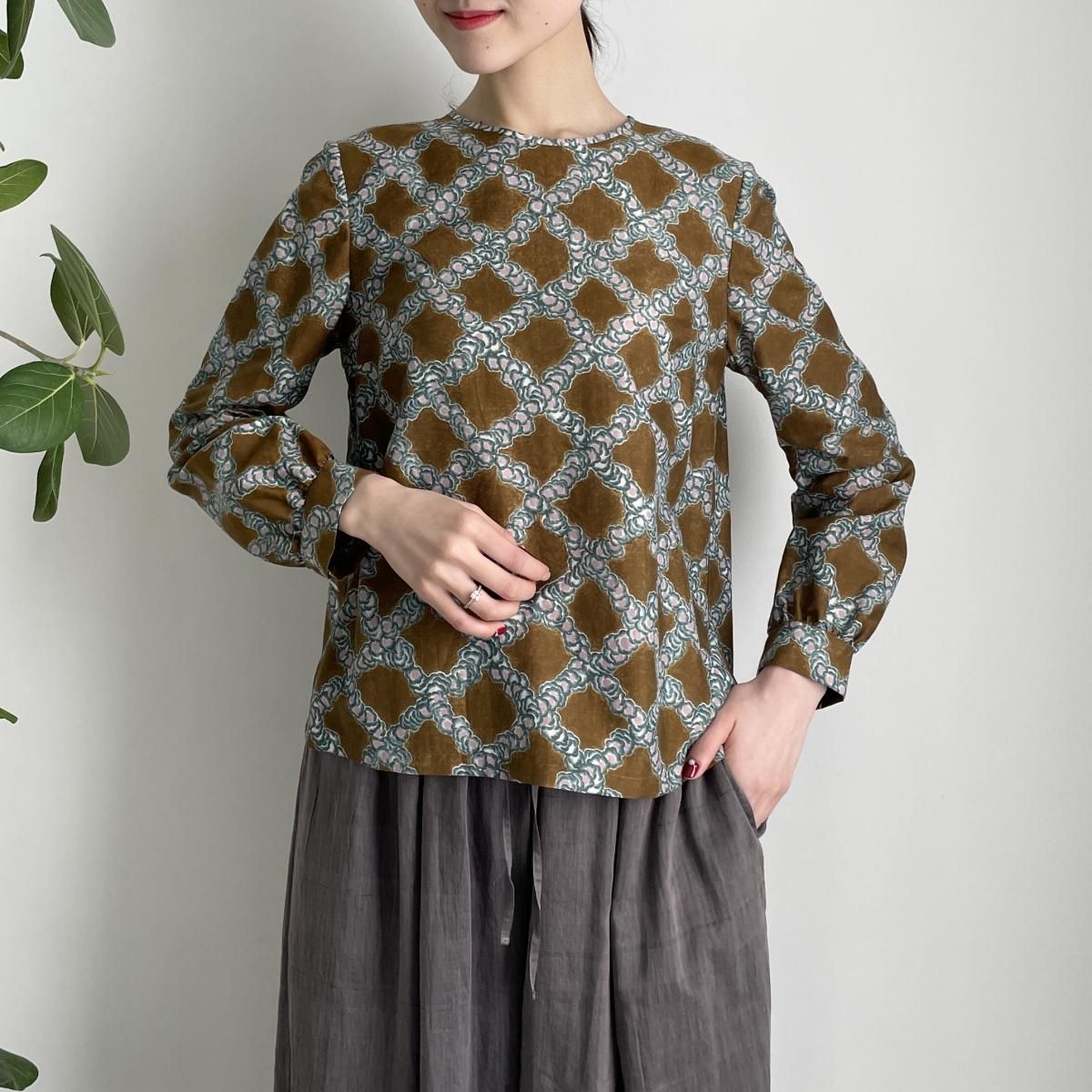 mina perhonen ミナペルホネン wind danceコットンブラウス mina