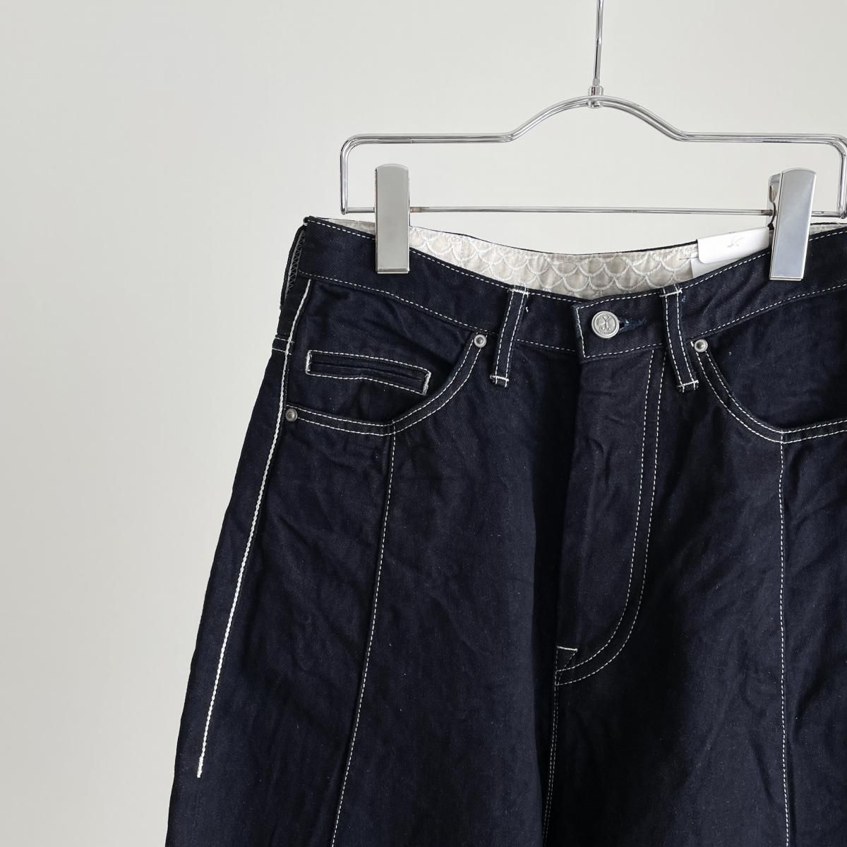 mina perhonen always(オールウェイズ)ワイドテーパードデニム/DN4538D