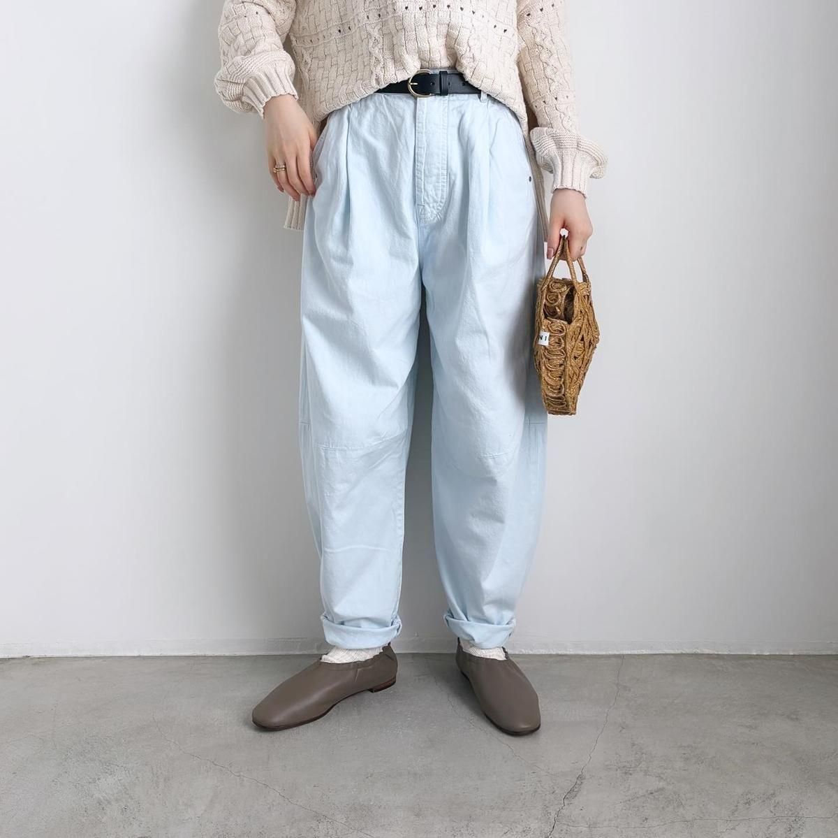 mina perhonen every day(エブリデイ)二―パネルデニム /DN4644*DM#IT