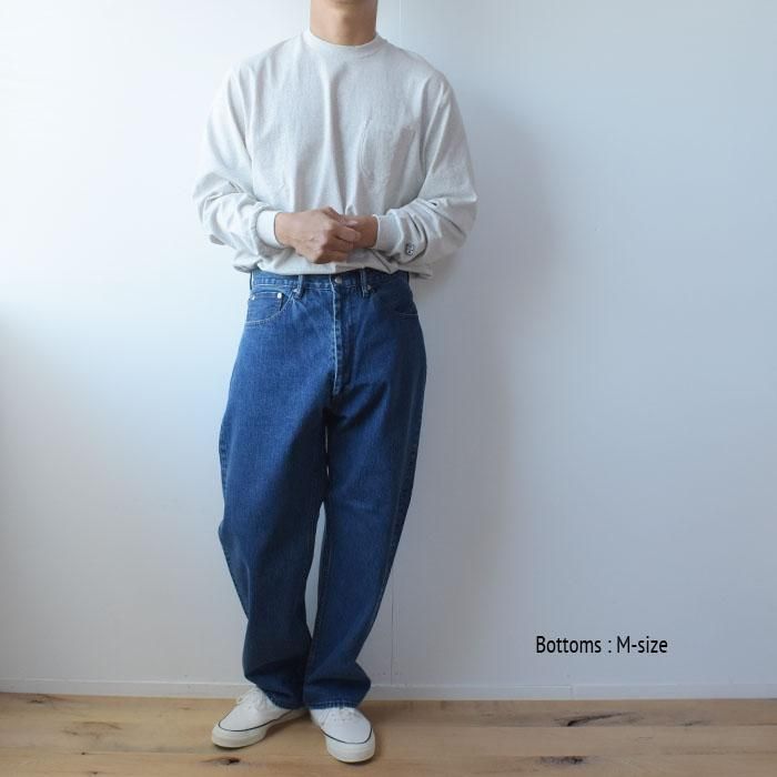 ENDS and MEANS】 5 Pocket DENIM - Washed Indigo -