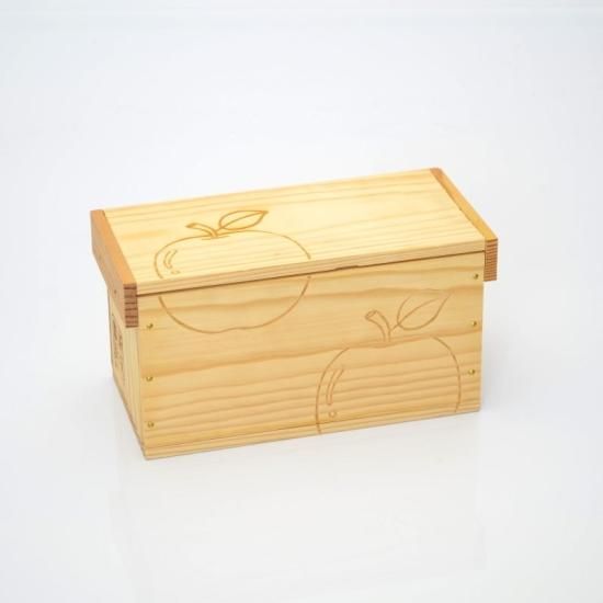 BEAMS EYE on AOMORI 令和のりんご箱（ミニミニ）フタ付き（つながる