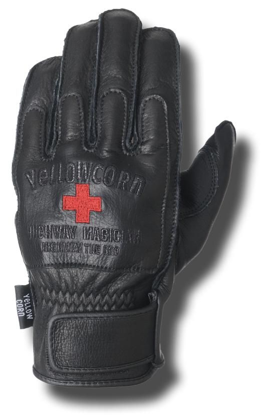 G-2002 Leather Glove 【ALL BLACK】 - YELLOW CORN Official web shop