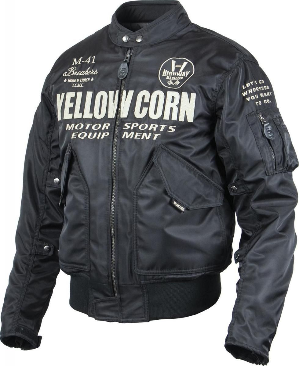 YB5302 WINTER JACKET 【BLACK/IVORY】 - YELLOW CORN Official web shop