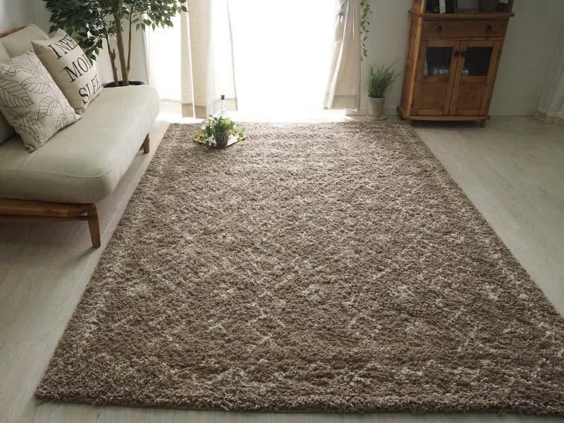 ベルギー製ふかふかシャギーのモロッコ調ウィルトン織ラグ『サフィ 約