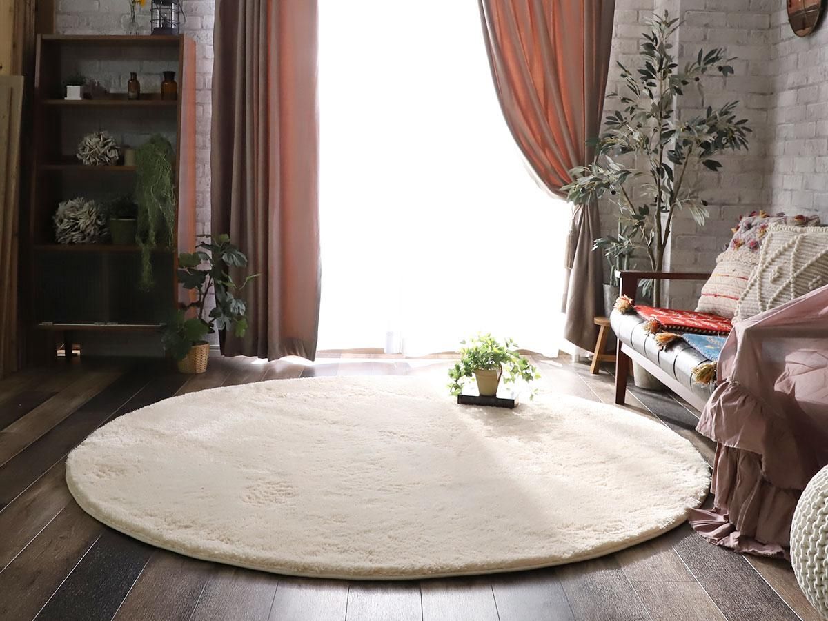 アウトレット】丸型がカワイイ！手洗いOK！スベリ止め付きマイクロ