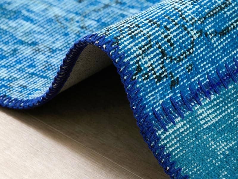 世界にたった1つ。斬新でモダンな『ビンテージパッチワークラグ #23